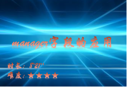 【E9】manager字段的应用