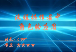 【E9】流程操作者中角色的应用