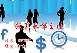 【E9】预算承担主体