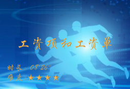 【E9】工资项和工资单